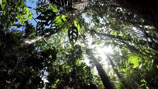 Two Senior Citizens Seeing if They Can Still Fuck Against a Tree