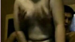 Big-Tits Indonesian Babe Gets Sweaty