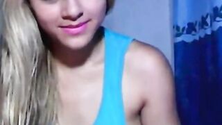 Big-Titted Latina Amateur Babe on Webcam