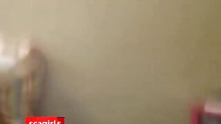 Big-Titted Brunette Reaches Orgasm Through Fingering