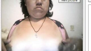 Mexicana en Webcam: ¡Enseñando Tetas!
