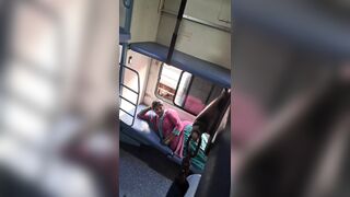 ????DESI INDIAN TRAIN VALI BHABHI girl have sex with step brother Xxx , Desi Village Doggy style rough hardcore College girl tig