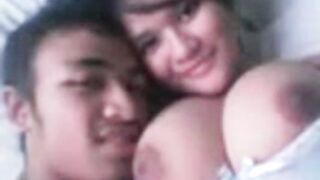 Big-Titted Indonesian Amateur Adult Video