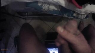 Hogtied in Latex: POV Throating with a Lip-Open Mouth Gag