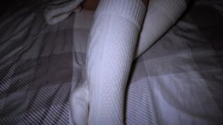 BBW with Big Tits Loves Evening Sex and Cum on Her Breasts