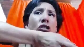 Milf Plays with Sex Toy on Webcam