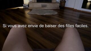 Jeune chatte remplie de sperme