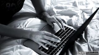 Sexaddict undressing ifo her counselor