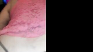 Sentandome en la gran verga de mi marido mexicano