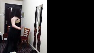 Iranian Girl Dancing at Home