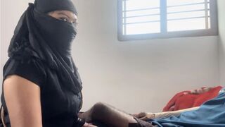 Tamil muslim girl fucked her customer and blowjob