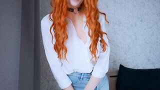 Futa Stepmom with Huge Tits in BDSM Solo Webcam Show