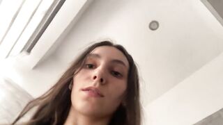 Eating Cream From My Pussy - A Hungry Solo Teen Webcam Show