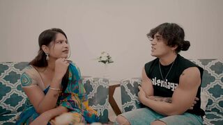 Naughty Bhabhi did romance with brother-in-law which he could not control