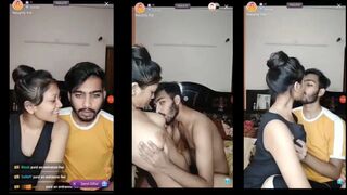 Indian desi Instagram model tango live couple hardcore sex