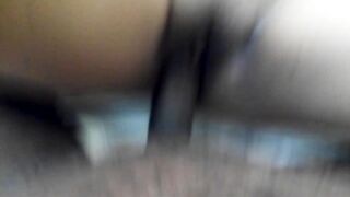 Amatrice poilue baisee en gros plan POV