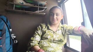A Bhabhi Was Going Somewhere Alone in the Bus, I Left Her