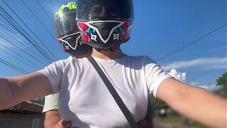 I Picked Up A Didi Client Without A Bra And He Noticed My Big Tits