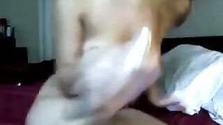 Hot Babe sucks and fucks a dildo for you