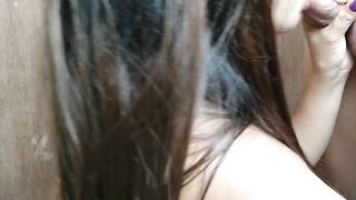 Asian Amateur Babe in Blowjob Creampie Video