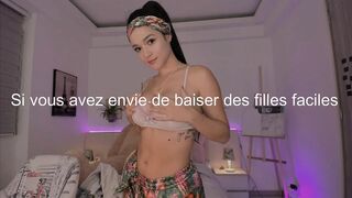 Elle est nee pour s'exhiber car elle a un corps sensuel et delicieux