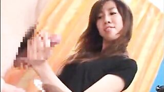 Japanese CFNM Handjob by Amateurs