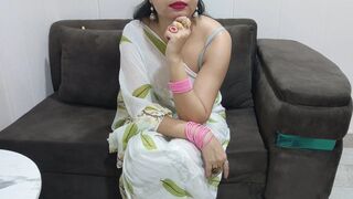 hot xxx Stepmom fucked hard until orgasm with hindi audio with dirty talk stepson seducing at home