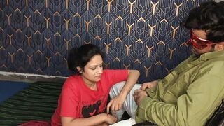 A forced poor girl came to ask for work and the owner took advantage