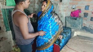 The son-in-law stripped and fucked the younger mother-in-law