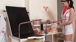 Older doctor fucks amazing German nurse in hit office