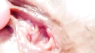 Big-Ass Girlfriend's Creamy Orgasm with Vibrator Caught on Cam