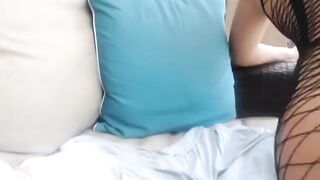 Hot Babe fucking her pussy with dildo