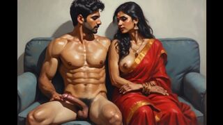 Beautiful india bhabhi fucking with hot boy, big boobs curvy ass aunty hot video