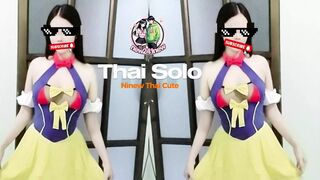 SNOW WHITE Solo Fuck a dildo 4K NiNew Thai Cute