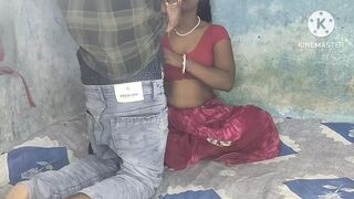 Indian desi red sari wali bhabhi was by boys from Bihar