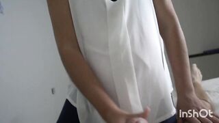 Pregnant Physiotherapist Talks About Husband, Gets Handjob Instead