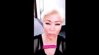 A cock in the mouth of a mature charming lady, or a Word about the True Beauty of the World .!.))