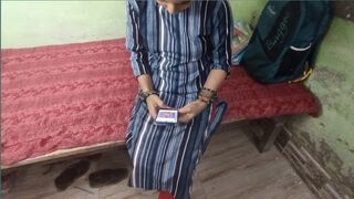 I was using the mobile in the room when my brother-in-law came and I quenched the thirst of my pussy with him.