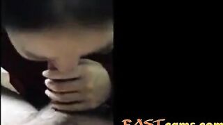 Asian Amateur BJ & Rimjob Cum on Face