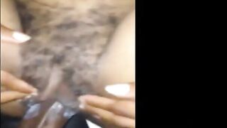 Black Amateur Pussy Close-Up POV