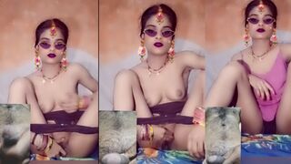 Beautiful Girl sex chating with her husband's friend on video call