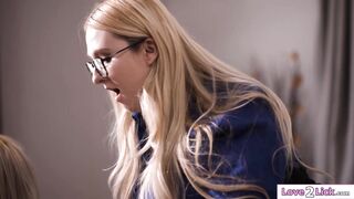 Big tits milf teachers having a lesbian foursome meeting