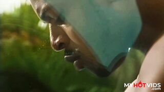 MyHotVids - Brazilian Babe Fucked by Big Black Cock