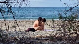 Beach Sex Between Two Passionate Lovers. Female Squirting Orgasms At 7.40 And 13.25 -