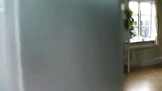 Stygg svenska porrstjärna Angelica onanerar