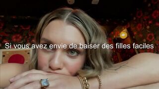 Gabbie Carter taille une pipe pendant qu'elle est filmee en POV