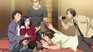 Massive Gangbang on First Casting for Perv Cheating Wife - Hentai Uncensored(ENG SUB)