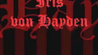 German BBW Iris Von Hayden Rides an Inflatable Dildo