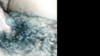 Fucking My Indonesian GF's Hairy Pussy