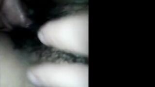 Fucking My Indonesian GF's Hairy Pussy